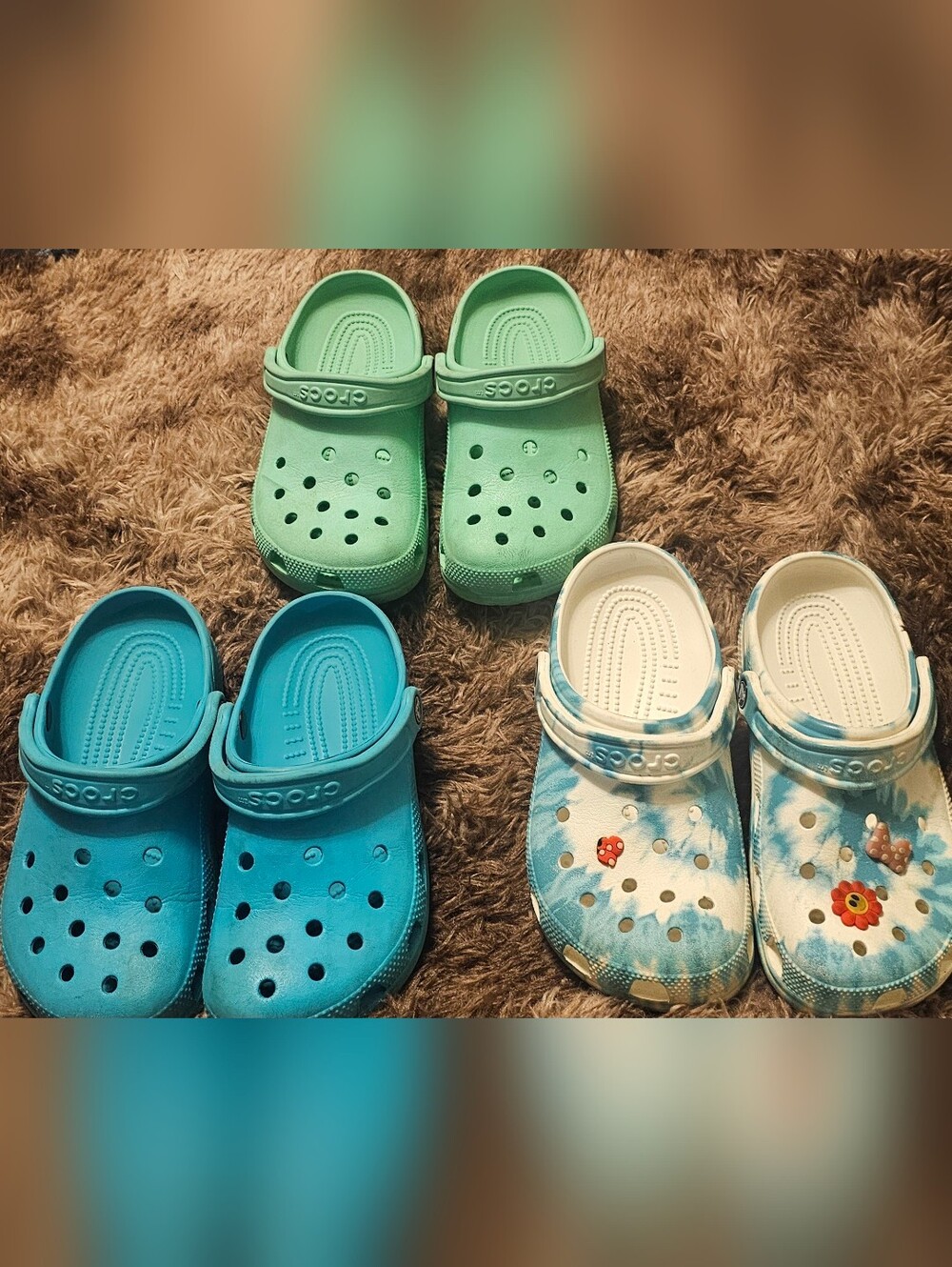 Classic Crocs Shoes - Aqua, Teal & Sky Blue